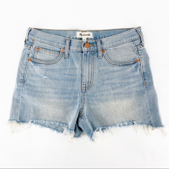 Madewell Pants - Madewell | Denim Boyshorts Cutoff Edition Shorts Size 25